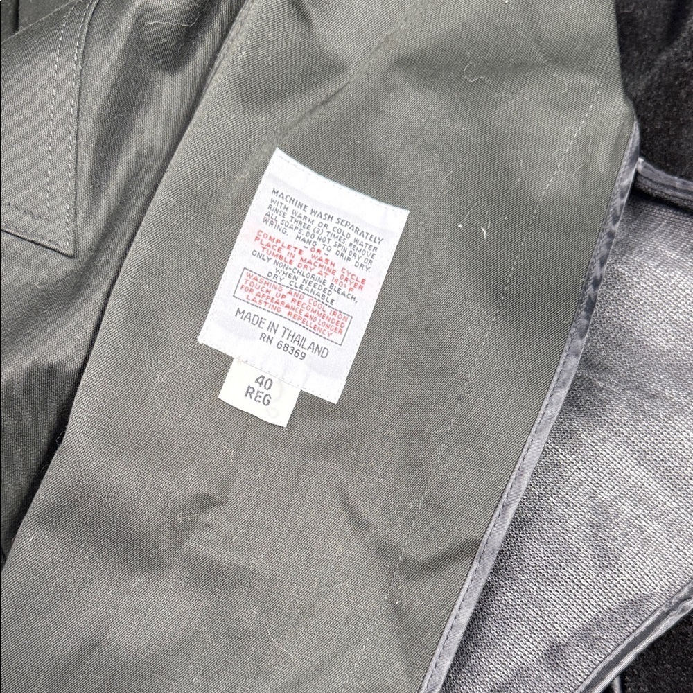 London Fog Men's Dark Gray Trench Coat - Picture 3 of 7